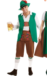 F1791 Mens Traditional Bavarian Fancy Dress Costume